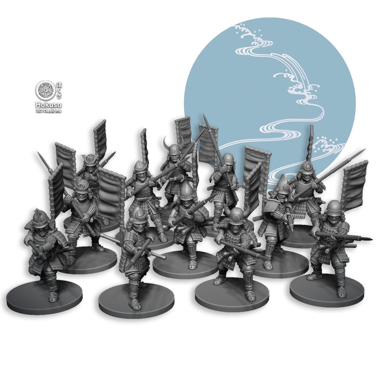 Defending Samurai Infantry with Yari